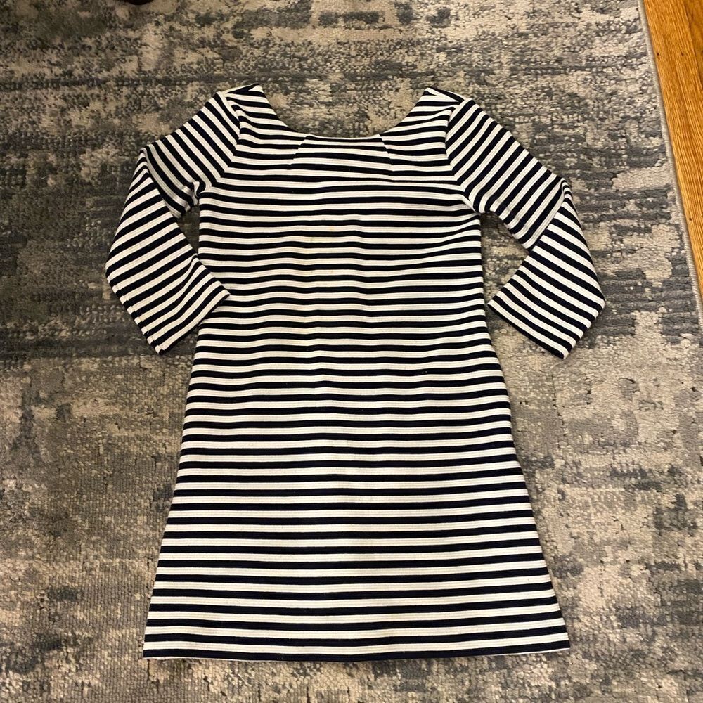 Lilly Pulitzer Girl’s Little Charlene nautical striped shift dress SZ M 6/7